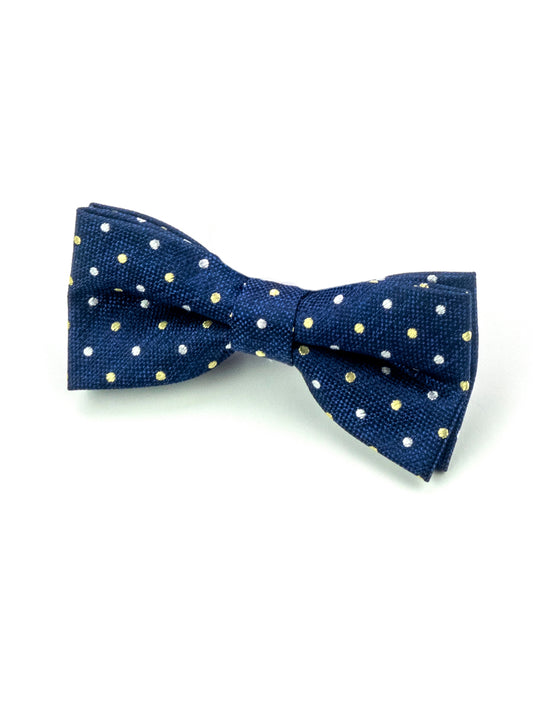 Bow Tie - Navy & Candy Dots