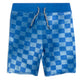 Boys Camp Shorts - Blue Check