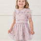 Blissful Belle Sparkly Pink Organza Dress