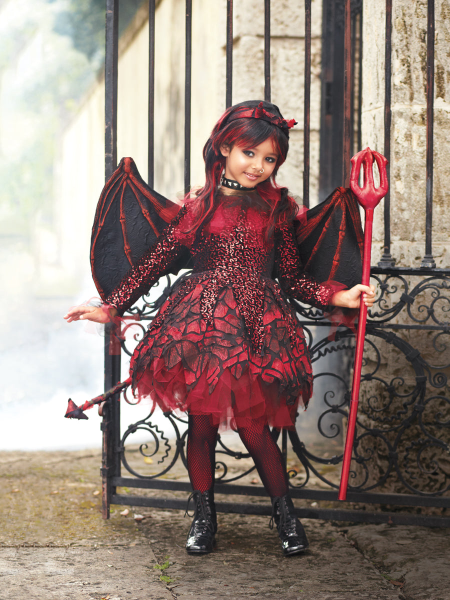 Punk Devil Costume For Girls