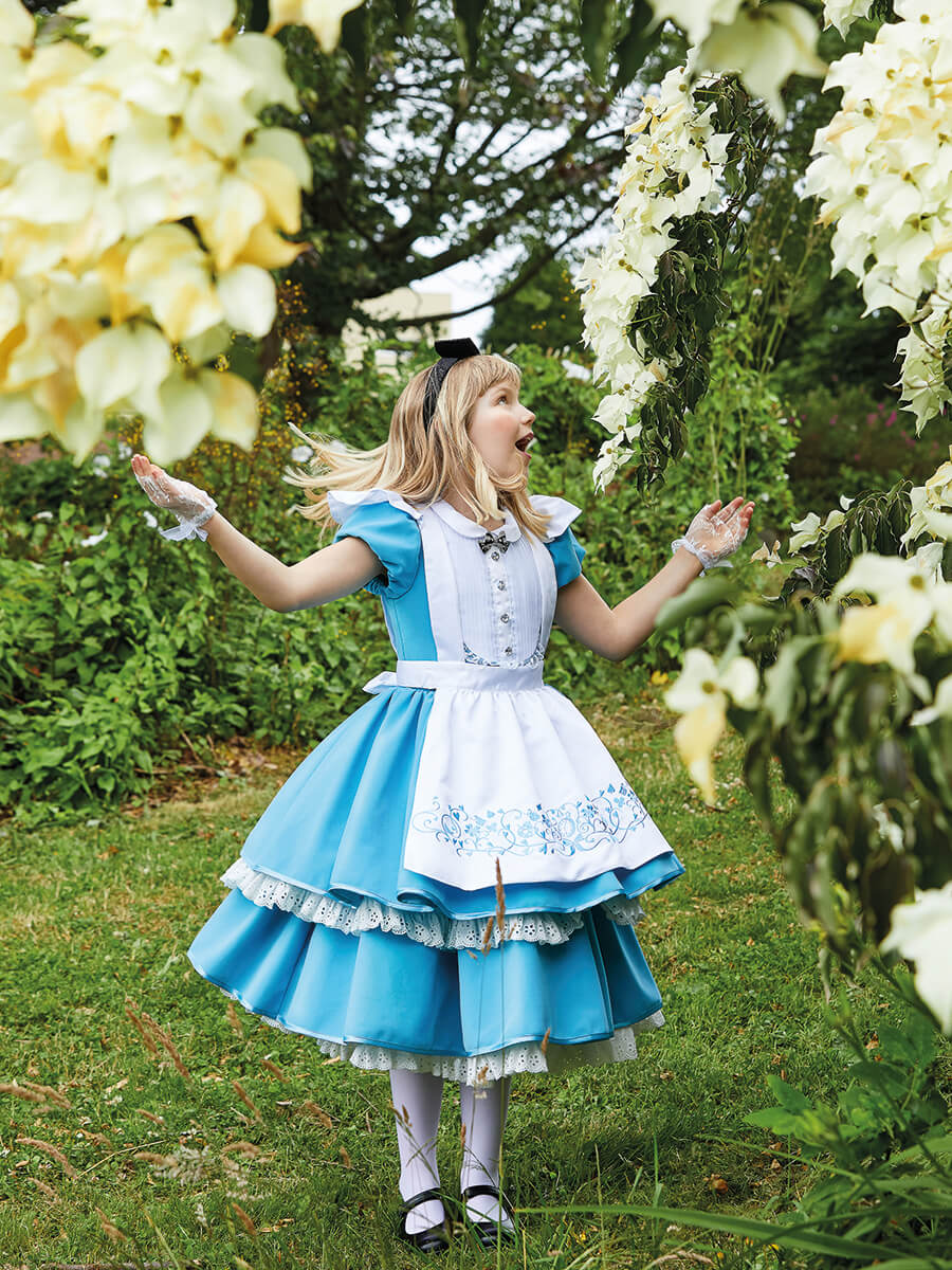 Alice in Wonderland Premium Costume for Girls