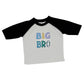 Big Bro Raglan White/Black T Shirt