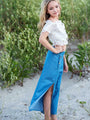 Chambray Split Culottes for Girls