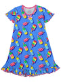 Popsicles Flutter Sleeve Nightgown for Girls