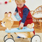 Wooden Ride On Deer Toy for Toddlers Alt 3