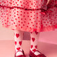 Love Heart Tights for Girls