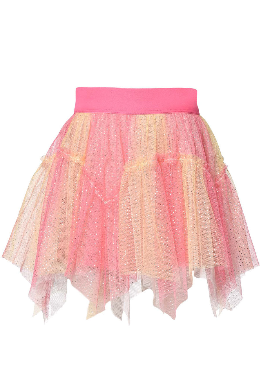 Mesh Tutu Hanky Hem Skirt for Girls
