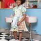 Pancake Diner Waitress Costume for Girls