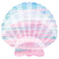 Queen of the Sea Shell Shaped Paper Plates (x8)
