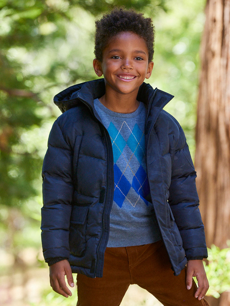 Boys Camo Summit Puffer Coat – Chasing Fireflies