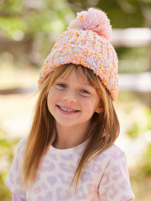 Girls Pom-Pom Hats