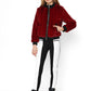 Posh Red Faux Fur Jacket for Girls