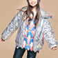 Metallic Puffer Jacket for Girls