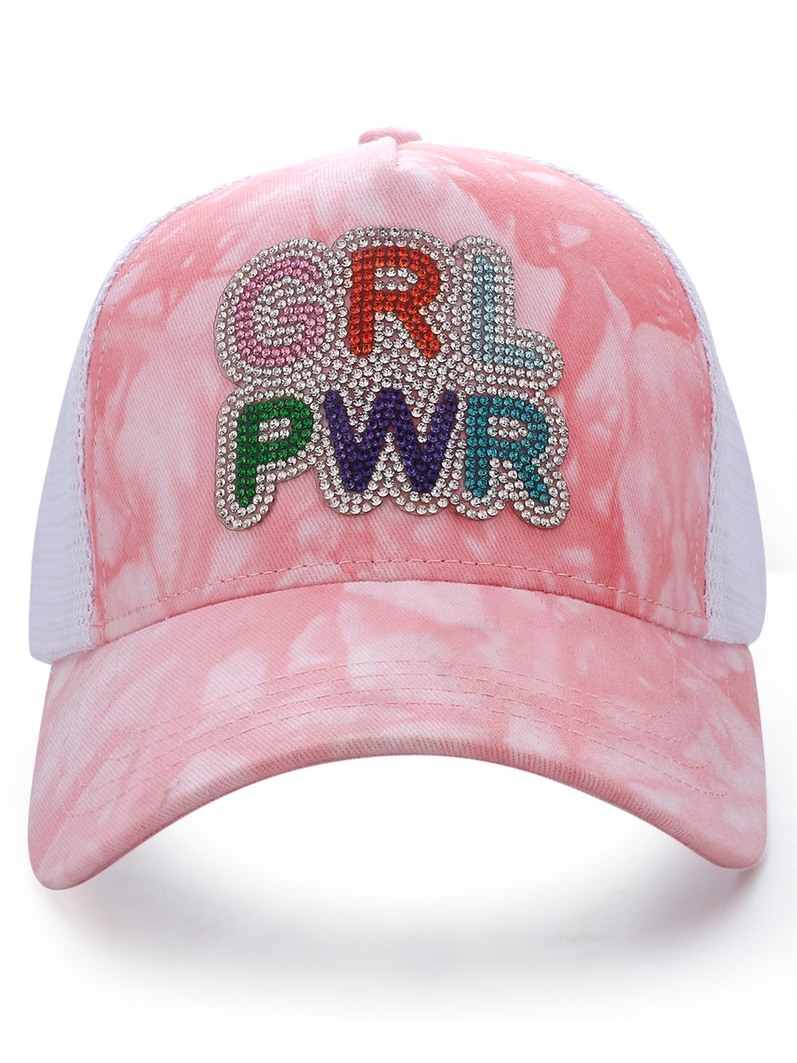 Girl Power Pink Baseball Cap
