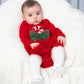 Candy Cane Holiday Dress for Baby