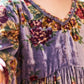 Claudette Floral Velvet Dress for Girls