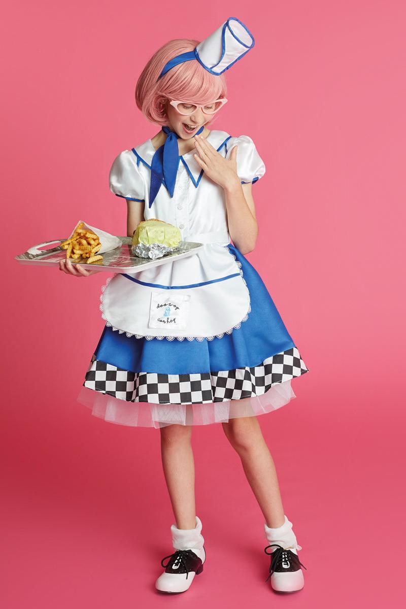 Car Hop Deluxe Costume for Girls - Exclusive-Chasing Fireflies