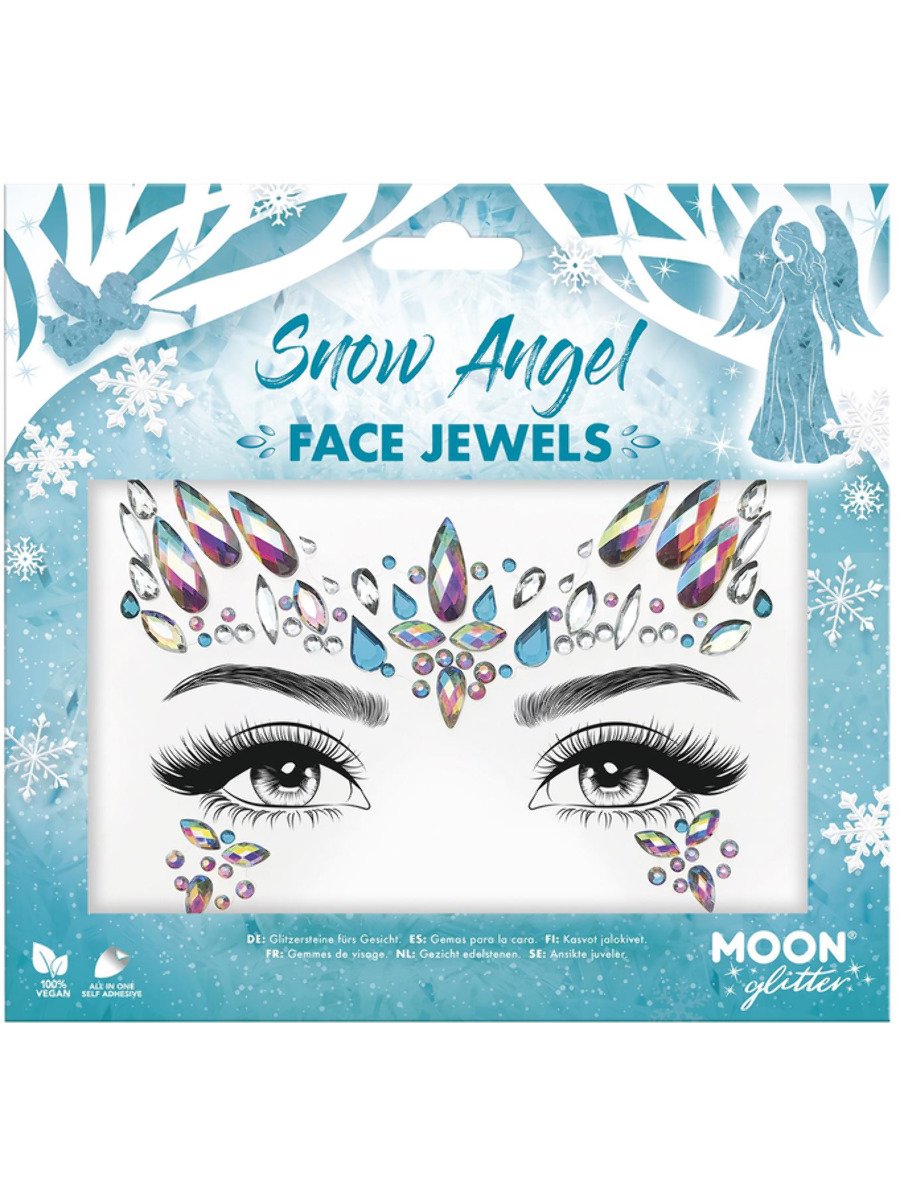 Moon Glitter Face Jewels Snow Angel