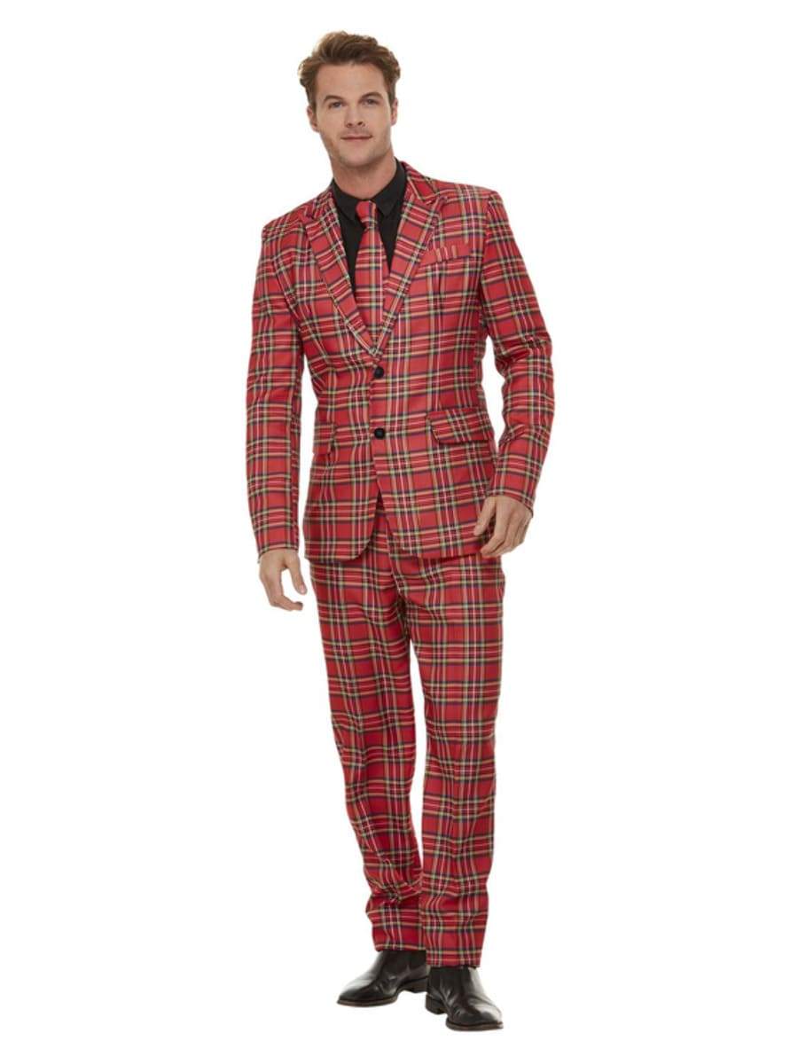 Mens Tartan Suit