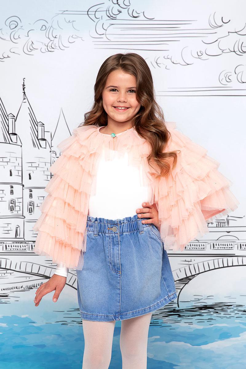 Pink Ruffle Cape for Girls-Chasing Fireflies