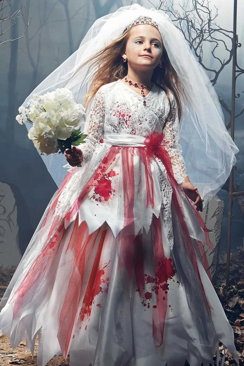 Zombie Bride Costume For Girls-Chasing Fireflies