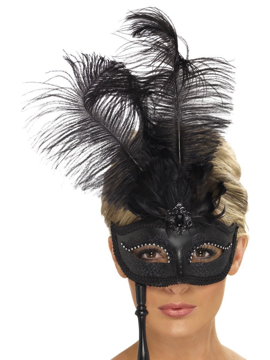 Baroque Fantasy Eyemask, Black