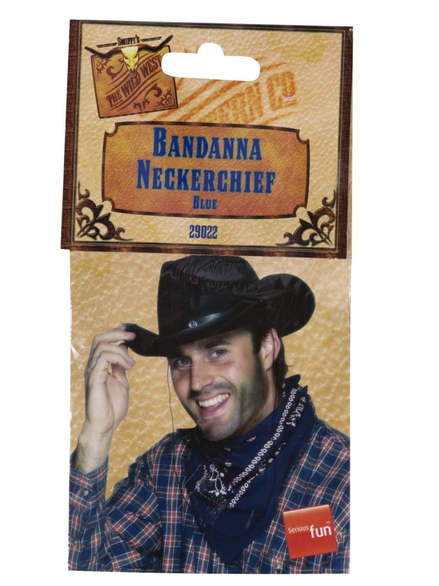 Cowboy Bandana, Blue Alternative View 1.jpg