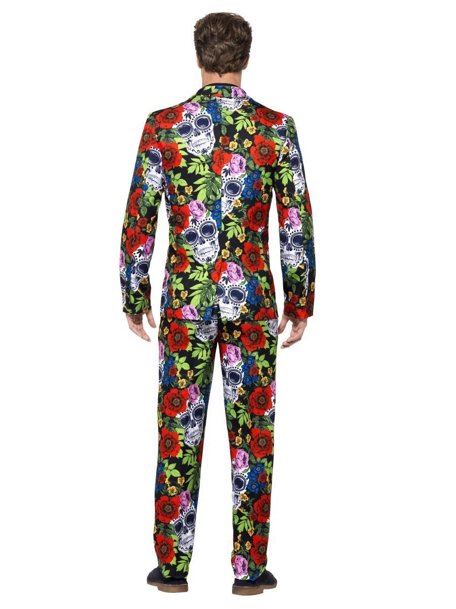 Day of the Dead Suit, with Jacket, Trousers & Tie Alternative View 2.jpg