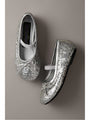 Sparkle Silver Play Shoes for Girls
