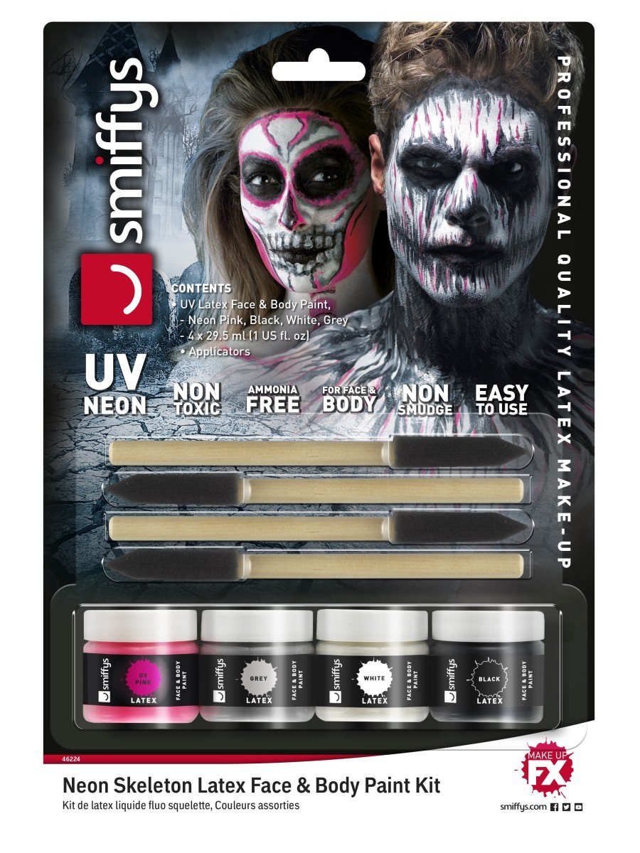 Neon Skeleton Liquid Latex Kit Alternative View 9.jpg