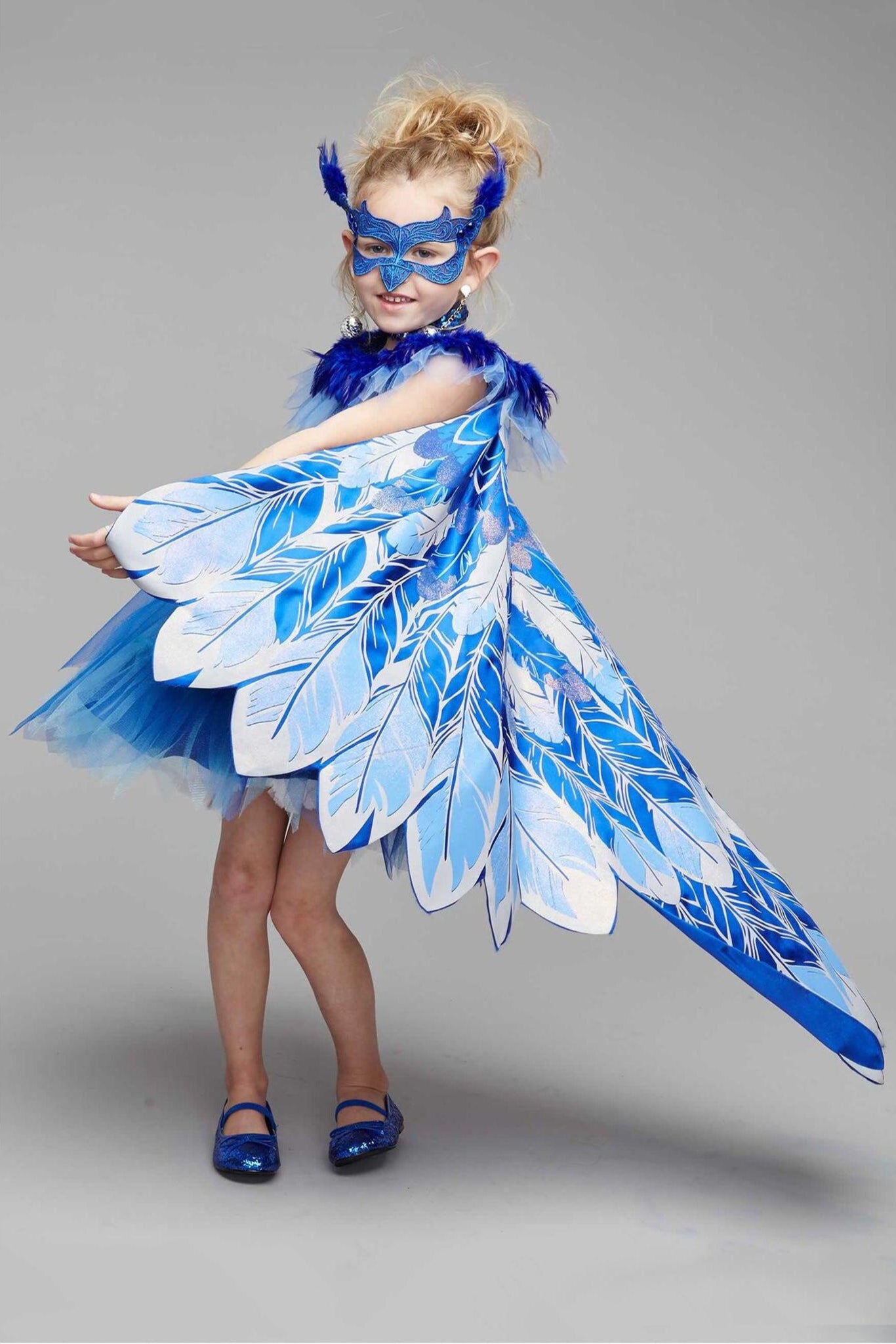 Pretty Bluebird Costume For Girls-Chasing Fireflies