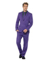 Purple Stand Out Suit and Tie, for Men