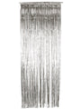 Shimmer Curtain, Party Decor, Silver Metallic, Self-Adhesive