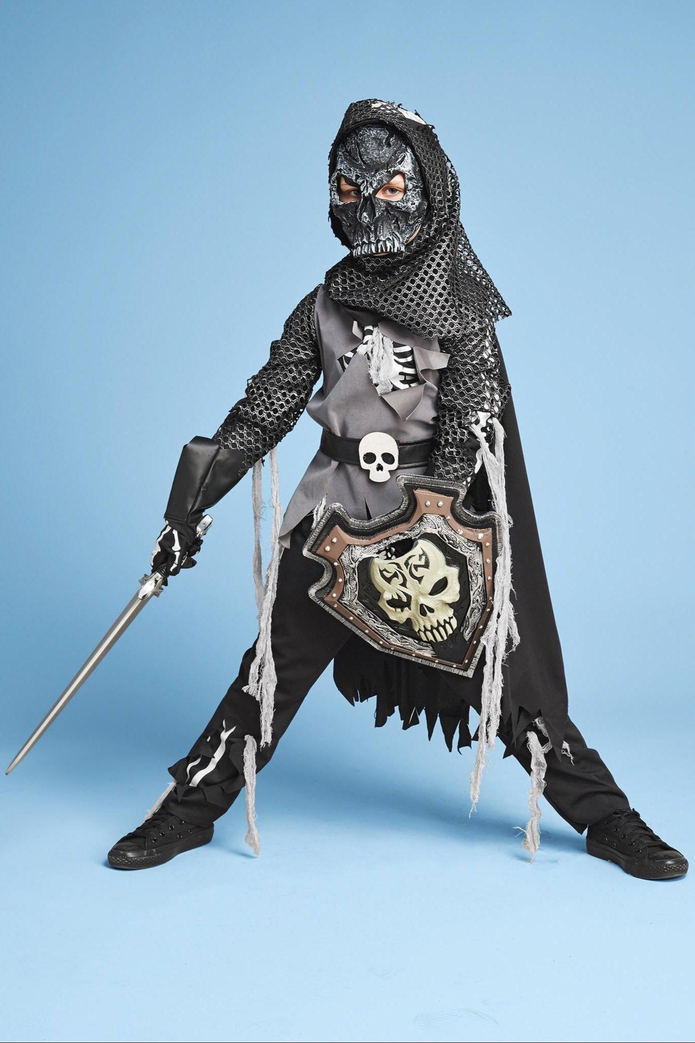Skeleton Knight Costume For Boys-Chasing Fireflies