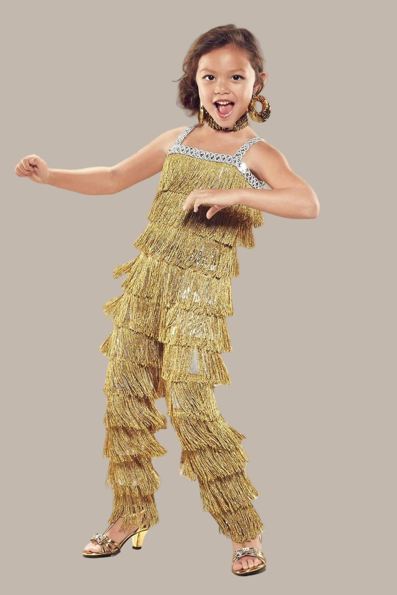 Ballroom Dancer Costume for Girls - Main Image