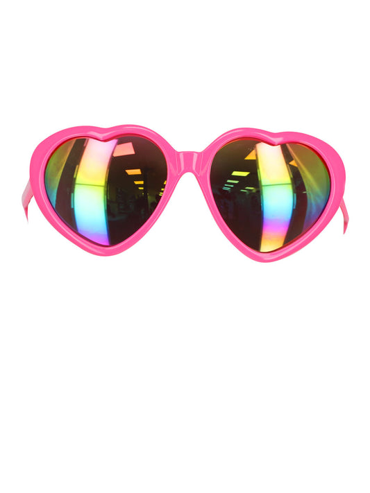 Heart Shaped Rainbow Lens Sunglasses