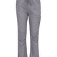 Boys Grey Twill Pants with Dart Zipper