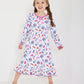 Girls Make Up Party Puffed Sleeve Nightgown