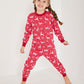 Kids Holiday Red Deer Pajamas