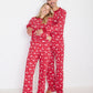 Adults Holiday Red Deer Pajamas