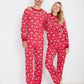 Adults Holiday Red Deer Pajamas