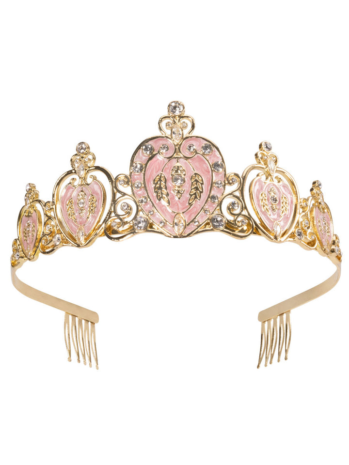Gold and Pink Princess Tiara