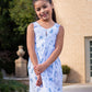 Poodle Print White Dress
