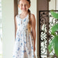 Poodle Print White Dress