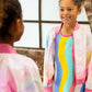 Girls Colorful Bomber Jacket