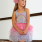 Rainbow Ombre Tulle Dress