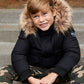 Boys Black City Transit Coat