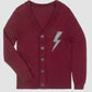 Boys Maroon Obi Cardigan