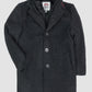 Boys Charcoal Houndstooth City Overcoat