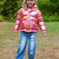 Girls Citrus Sparkle Puffy Coat